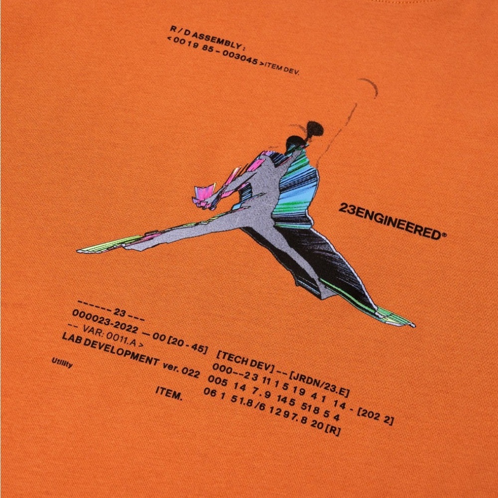 JORDAN MEN 23 ENGINEERED TEE (RUST OXIDE) SIZE MEDIUM - Picture 3 of 7